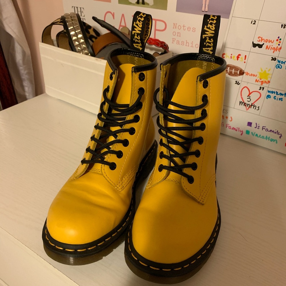 Doc Martens (yellow)